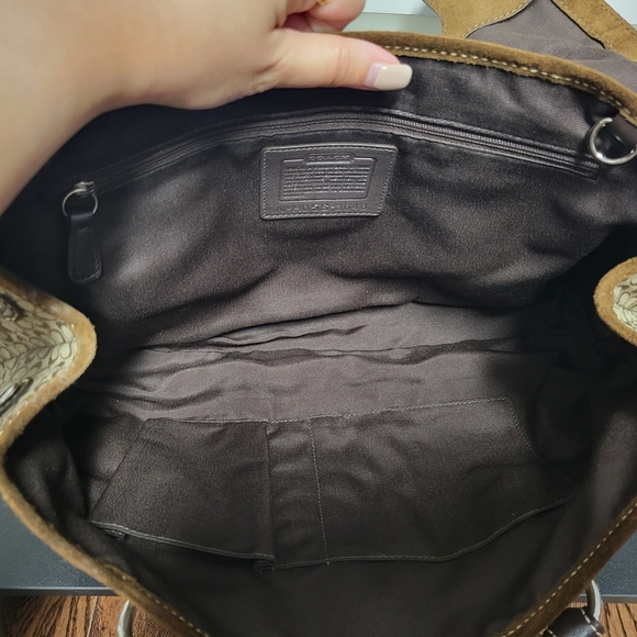 Coach Suede Bag - Picture 7 of 11